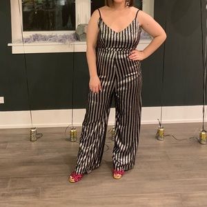 Topshop Pants - sequin striped jumpsuit Topshop Pants - sequin striped jumpsuit